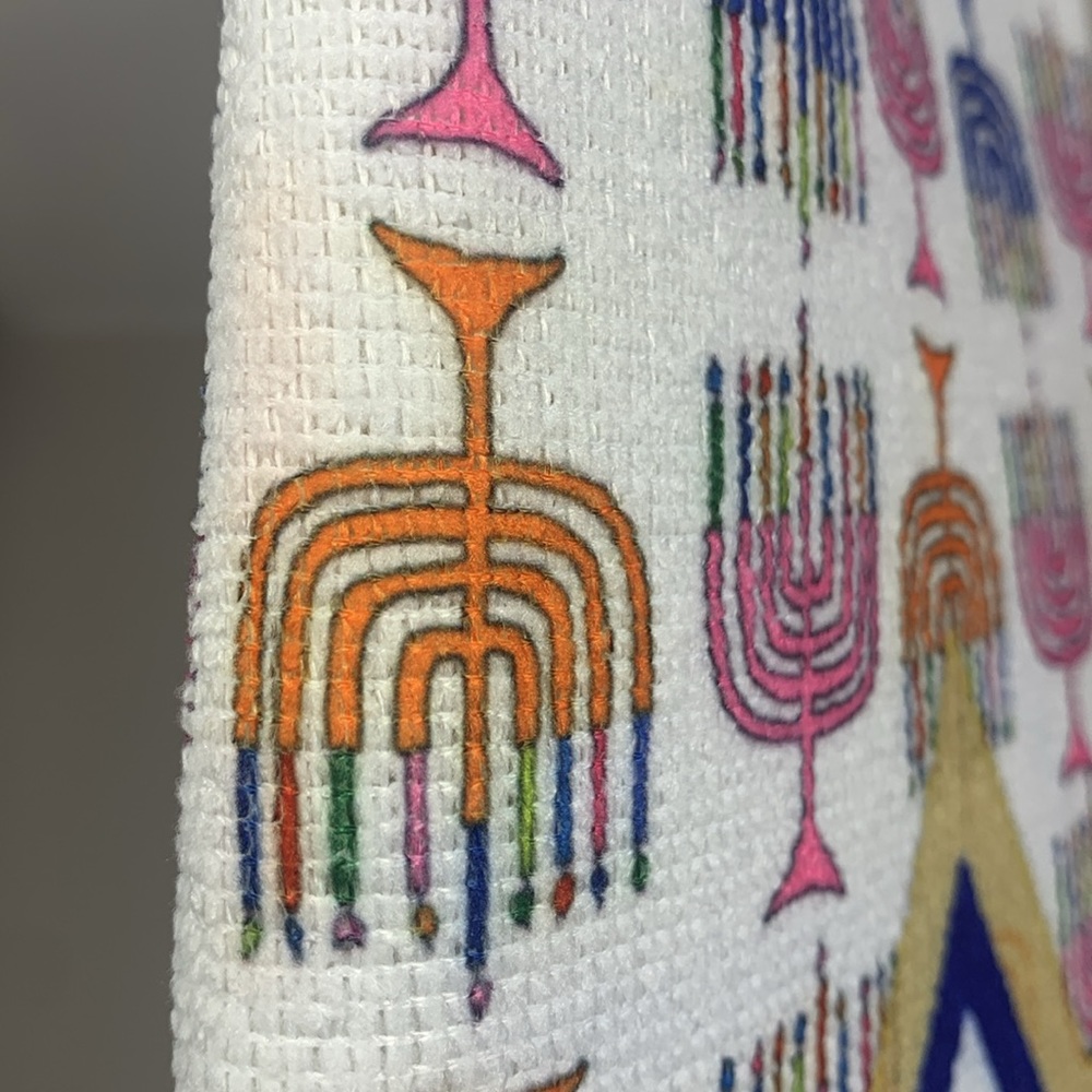 Hannukah Holiday Drying Mat Fast Drying, Absorbent Microfiber Folds new 16”x19” - Picture 8 of 9